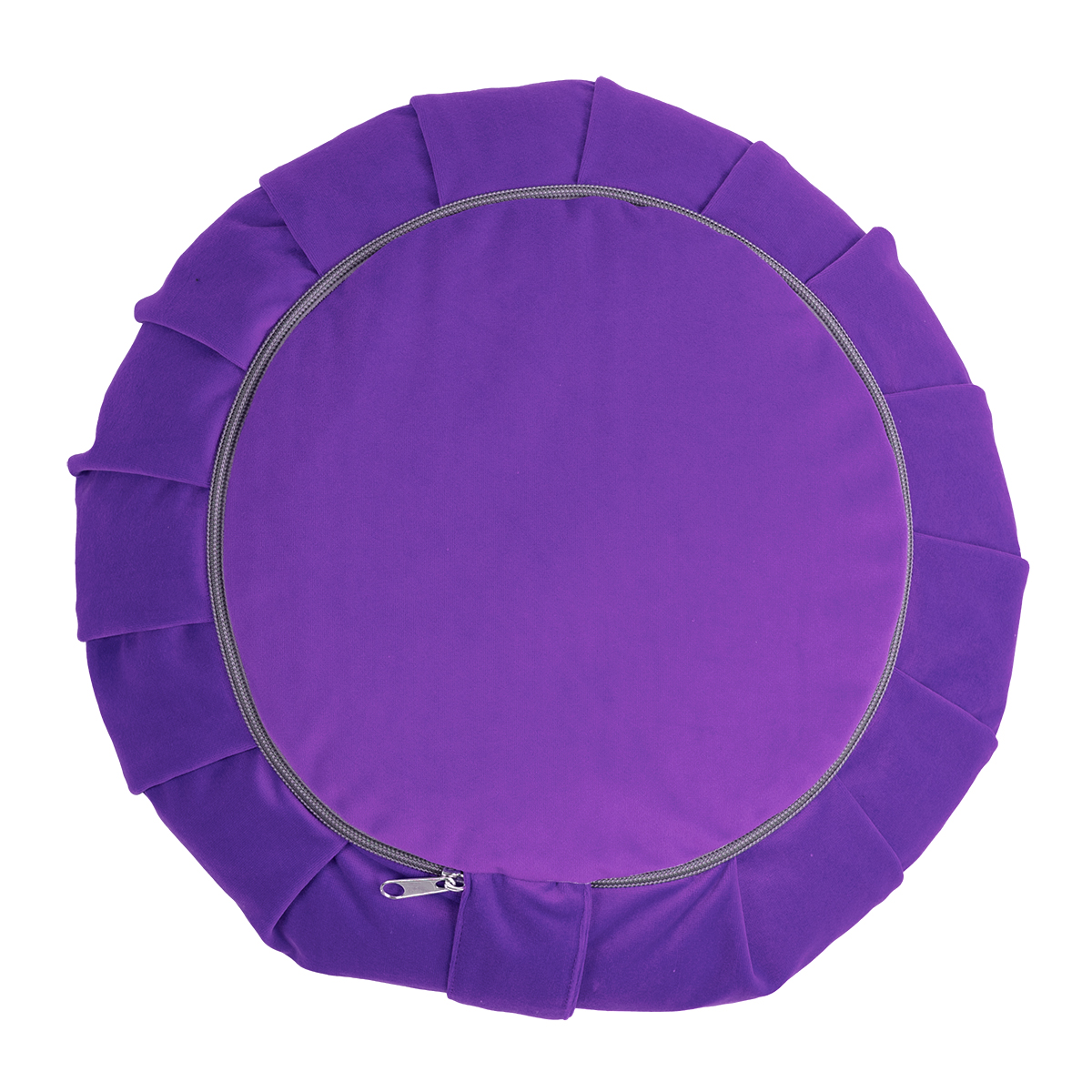 Coussin de metidation Zafu Zen en coton O 35cm Violet 3