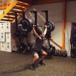 Olympische Scheibe schwarz mit Gummibeschichtung