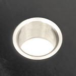 Disque olympique noir revetement caoutchouc alesage 51mm 2