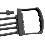 Extenseur de resistance en latex avec poignees Noir 2