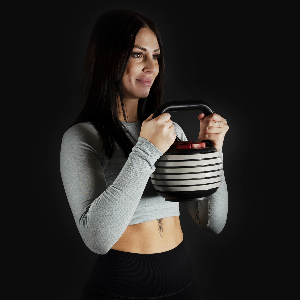 Kettlebell ajustable avec charge variable en acier 1