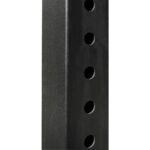 Enkelvoudig stalen wandrekstation met 2" bar support