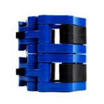 Disco de tope 51mm plástico para barras y pesos 50 mm juego de 3 azul