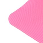 Tapis de yoga pilates fitness antiderapant en mousse 180x60x1cm Rose 3