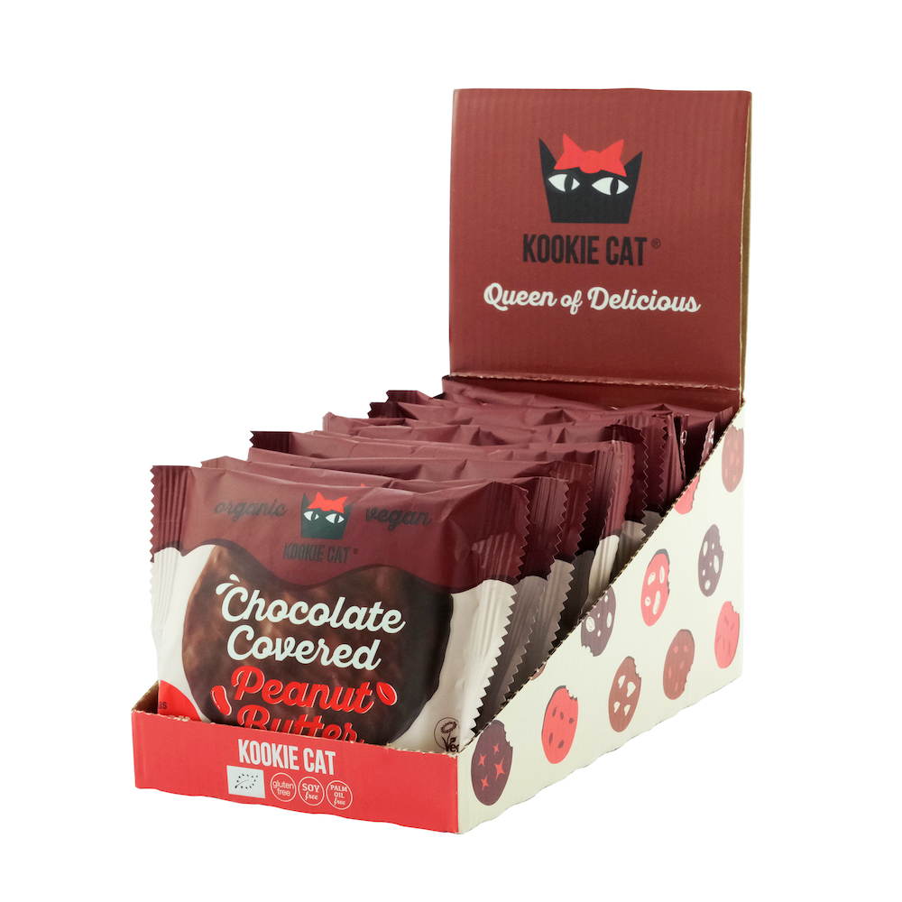 arachide ricoperta di cioccolato Kookie Cat Box Aprire 1