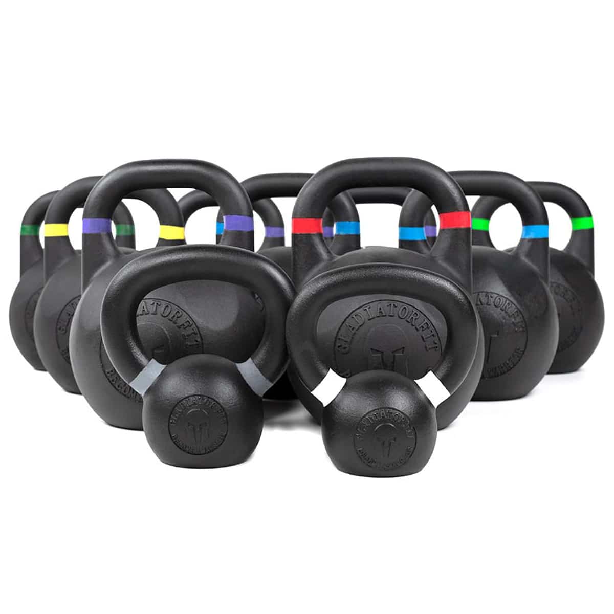 Wedstrijd Kettlebell in staal met poedercoating 3 Competition Kettlebell en acier avec revetement en poudre 3
