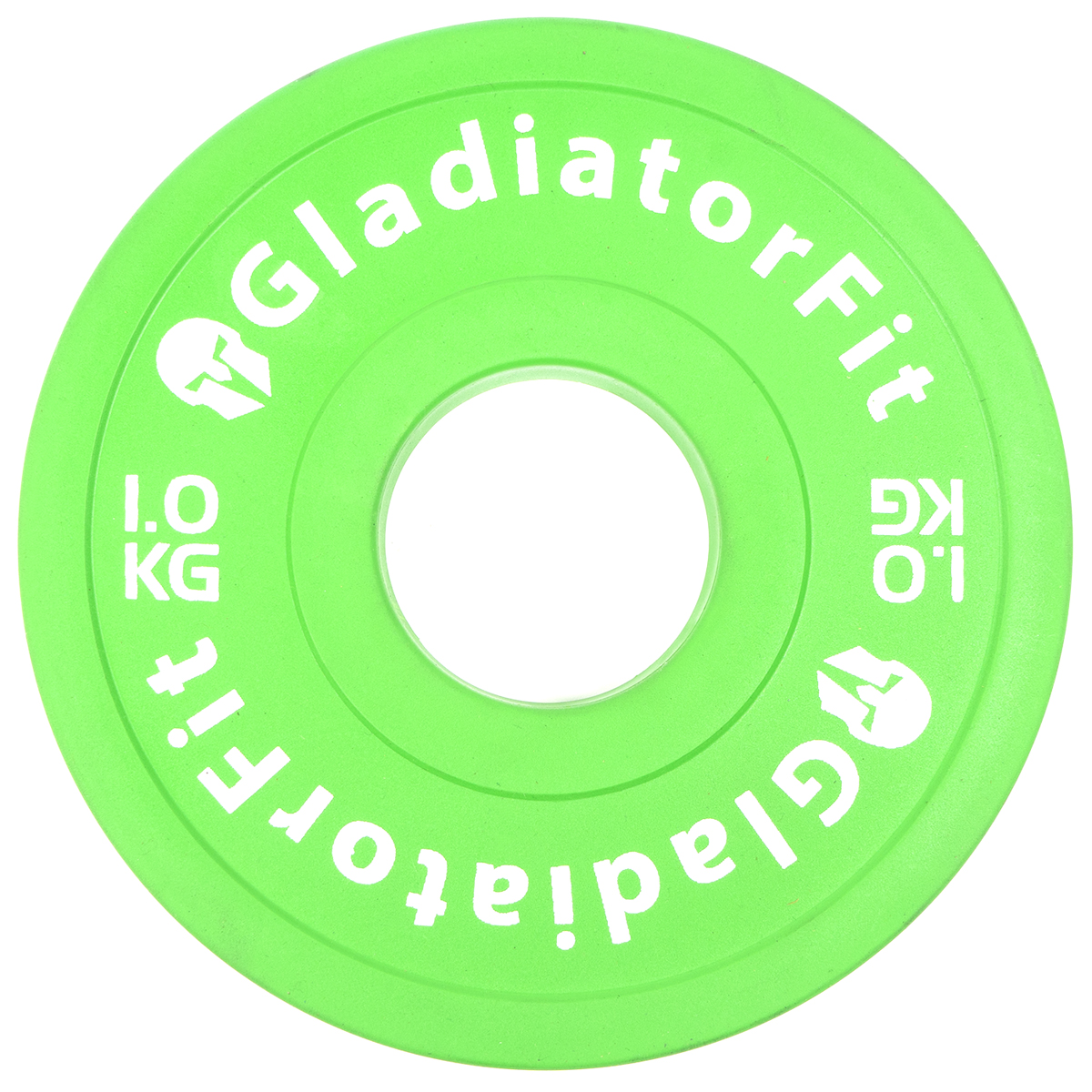 Disco de borracha fracionado adicional com furo de 51mm 1KG 2 Disque fractionnaire additionnel en caoutchouc alesage 51mm 1KG 2