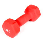 Haltères revêtement néoprène musculation et fitness (Lot de 2) 1x2KG