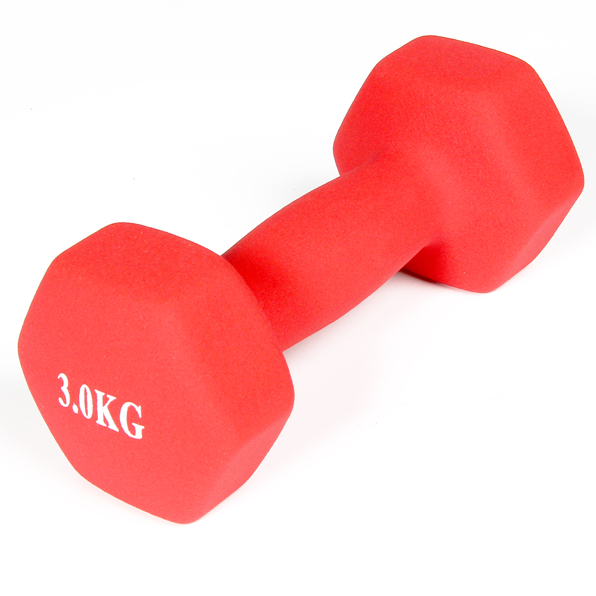 Haltères revêtement néoprène musculation et fitness (Lot de 2) 2x3kg