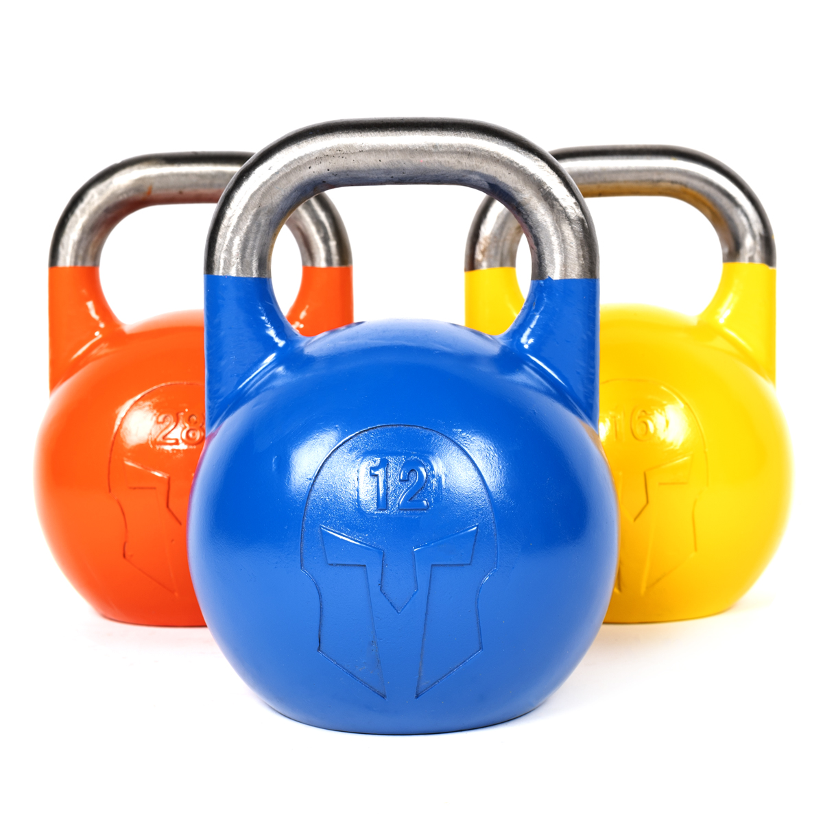 Kettlebell de competition en fonte avec logo incruste 3 1
