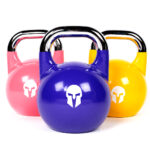 Kettlebell de competition en fonte avec logo peint 3