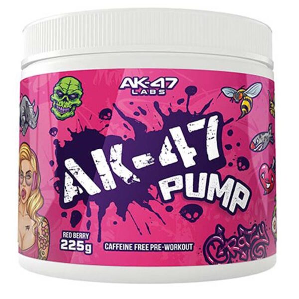 Pre-workout Pomp 225g AK-47 LABS Rood fruit