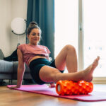 Rolo de massagem 33c...ec espigões Ø 14cm 2 ocos Rolo de massagem 33c...ec espigões Ø 14cm 2 ocos