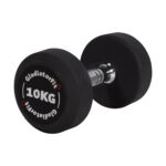 7640344750761 Haltère rond en caoutchouc 1