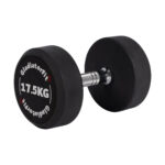 7640344750808 Haltère rond en caoutchouc 1