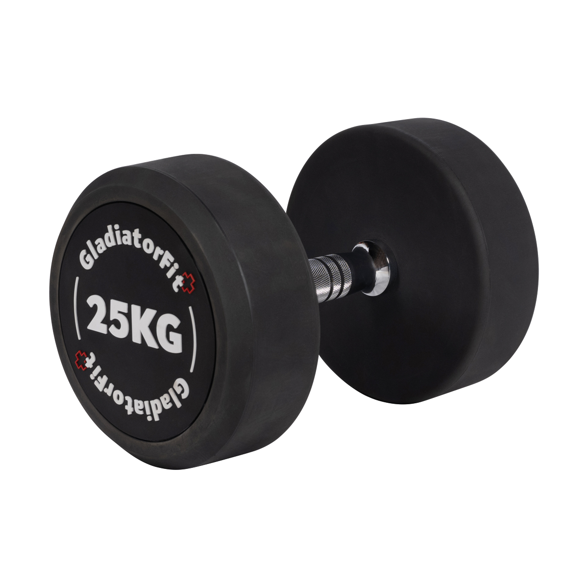 7640344750860 Haltère rond en caoutchouc 1