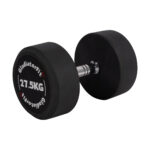 7640344750877 Haltère rond en caoutchouc 1