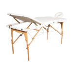 7640344759962 Table de massage pliante en bois blanc 1