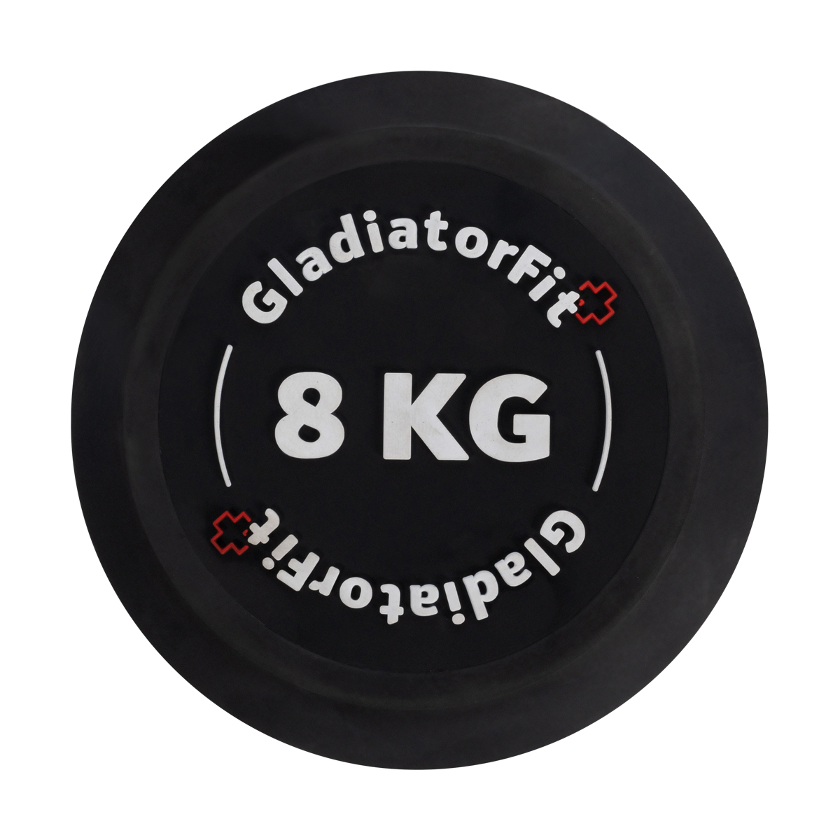 7640409896717 Haltère rond en caoutchouc