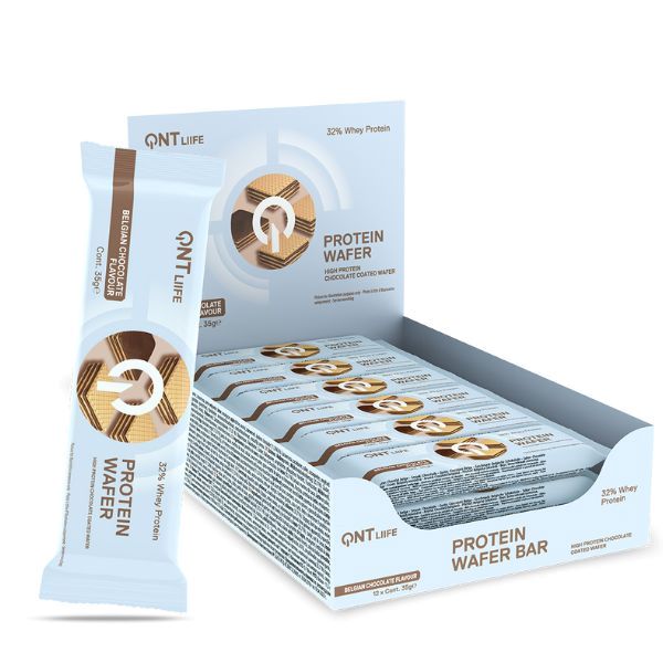 Protein Wafer 32% 35g QNT (Packung mit 12) Schokolade
