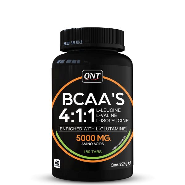 QNT BCAA 4 1 1 + L Glutamine 180tabs QNT