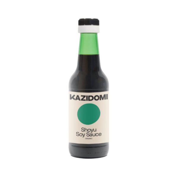 Salsa de soja orgánica shoyu Kazidomi 250ml (paquete de 6)
