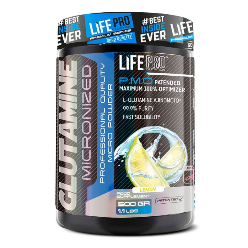 Glutamine 500g Life Pro Lemon