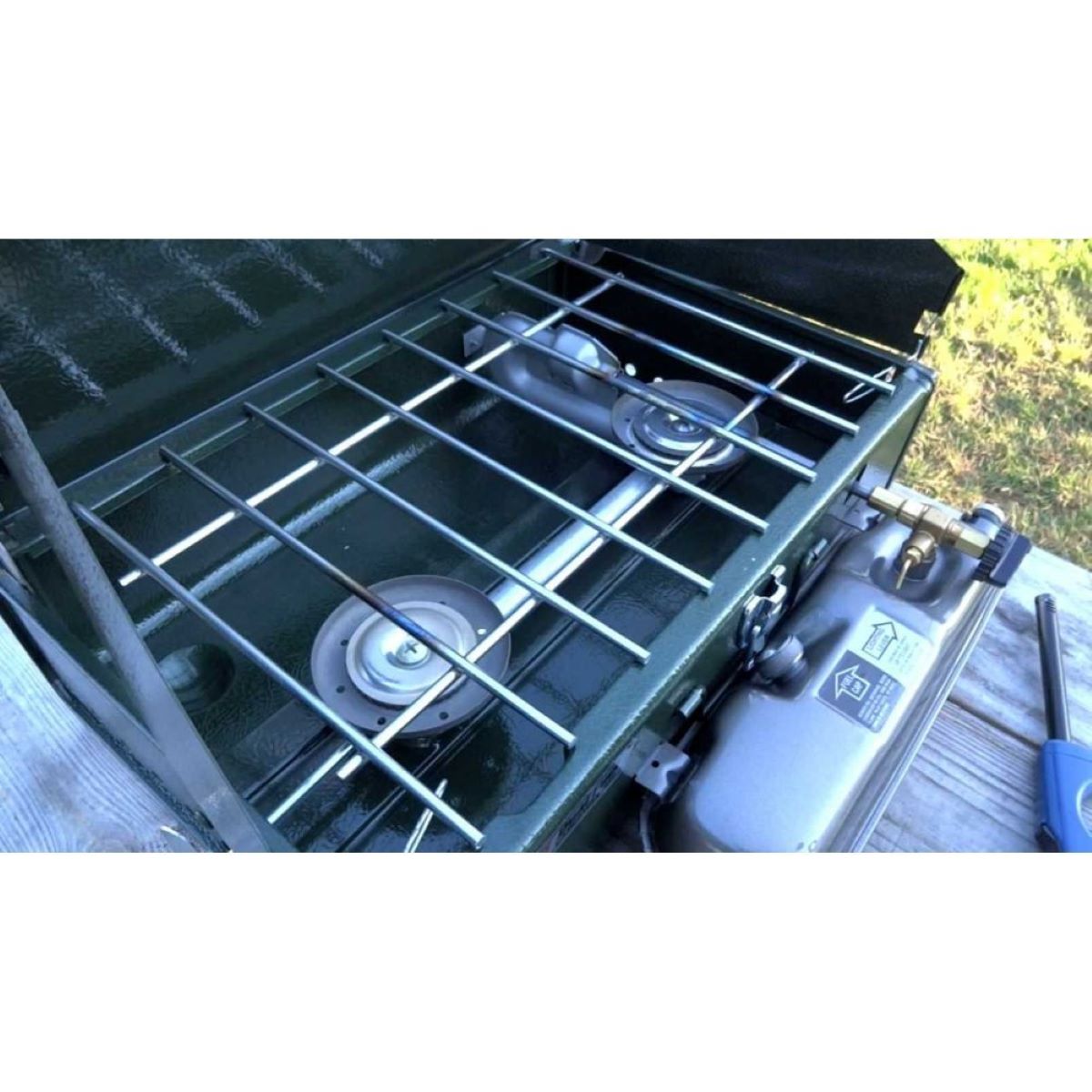 Coleman 2-burner unleaded gas stove
