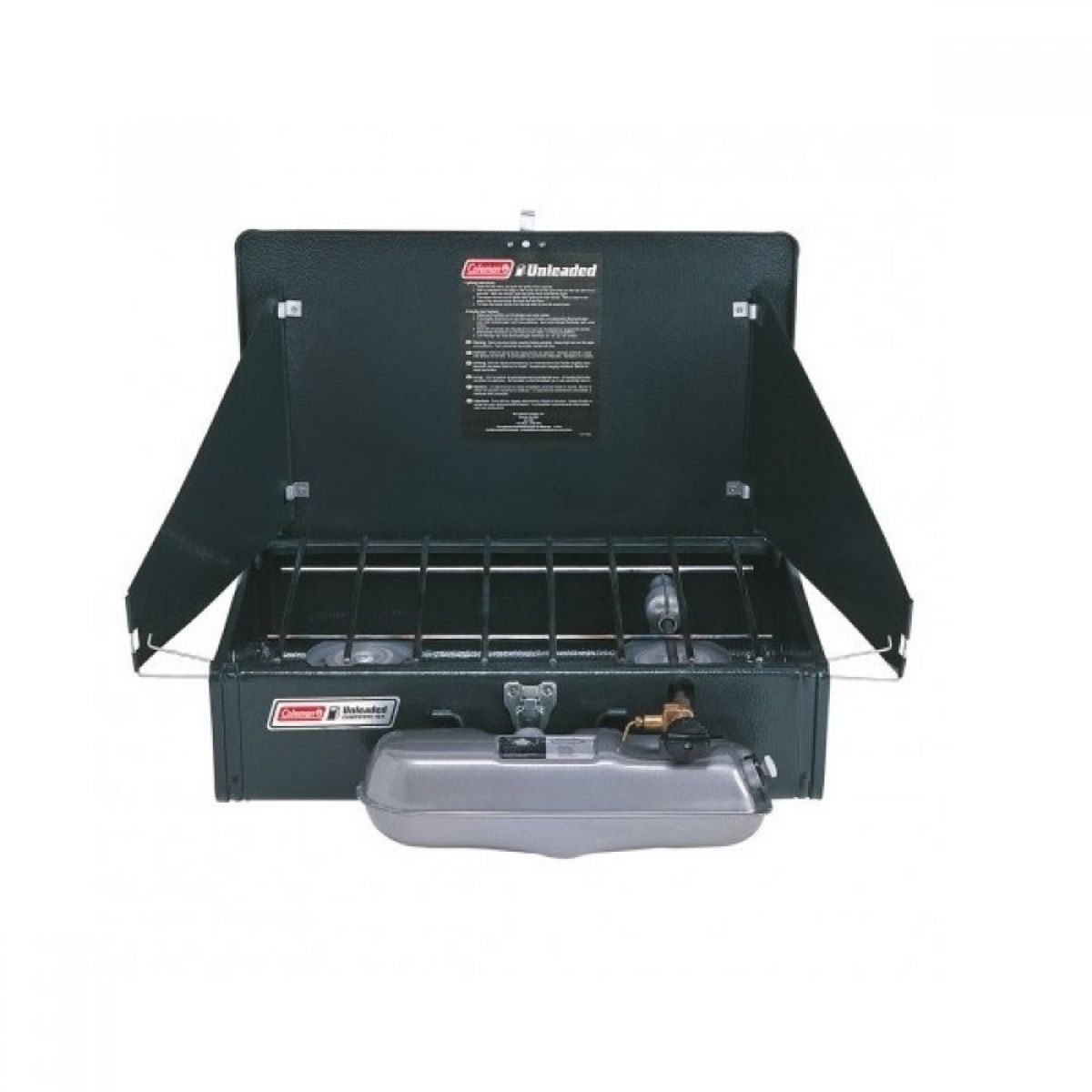Coleman 2-burner unleaded gas stove