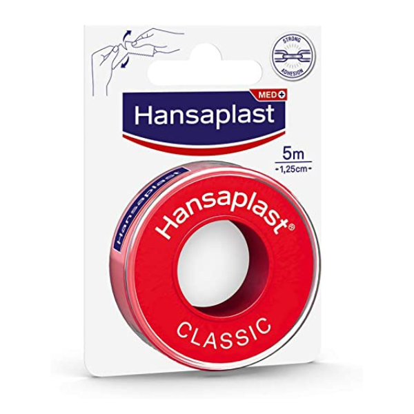 Klassieke plakband 5m x 1,25cm Hansaplast 94579