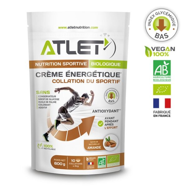 Biologische energiecrème 600g Atlet