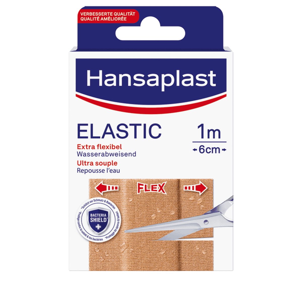 Elastisch wondverband 1m x 6cm Hansaplast 10087