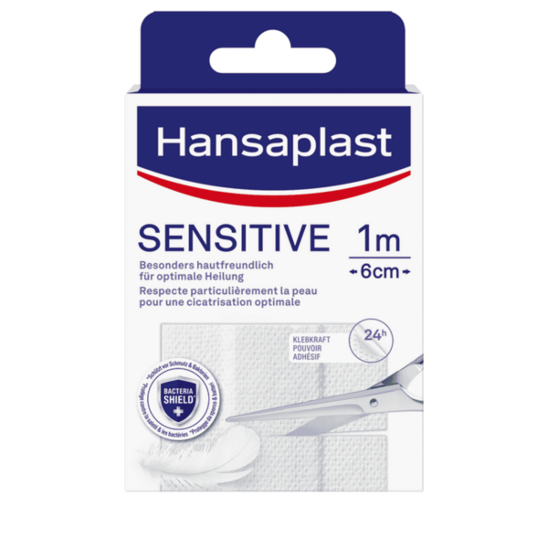Gevoelig wondverband 10x6cm Hansaplast pak van 10 62649