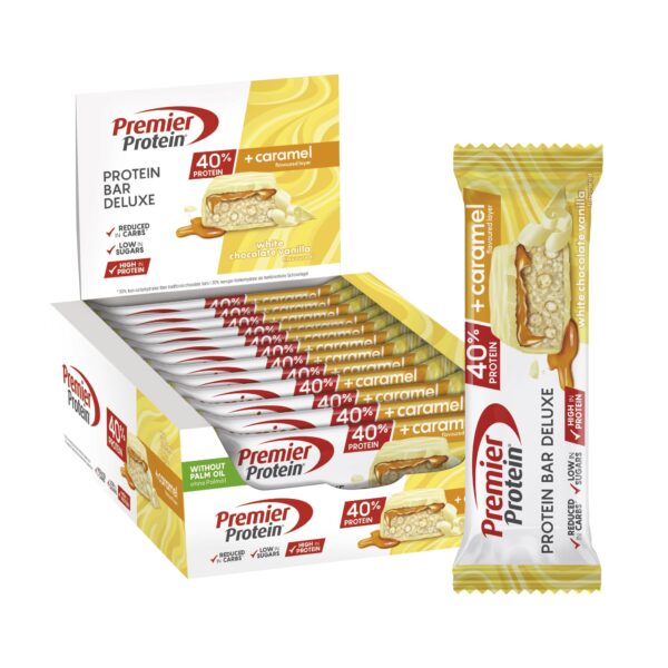 Protein Bar Deluxe 50g Premier Protein paquete de 12 19683
