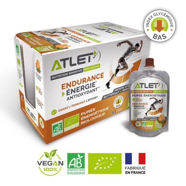 Bio energiepuree 100g Atlet (verpakking van 18)