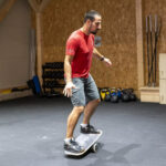 Wooden balance board with roller 2 Wooden balance board with roller 2