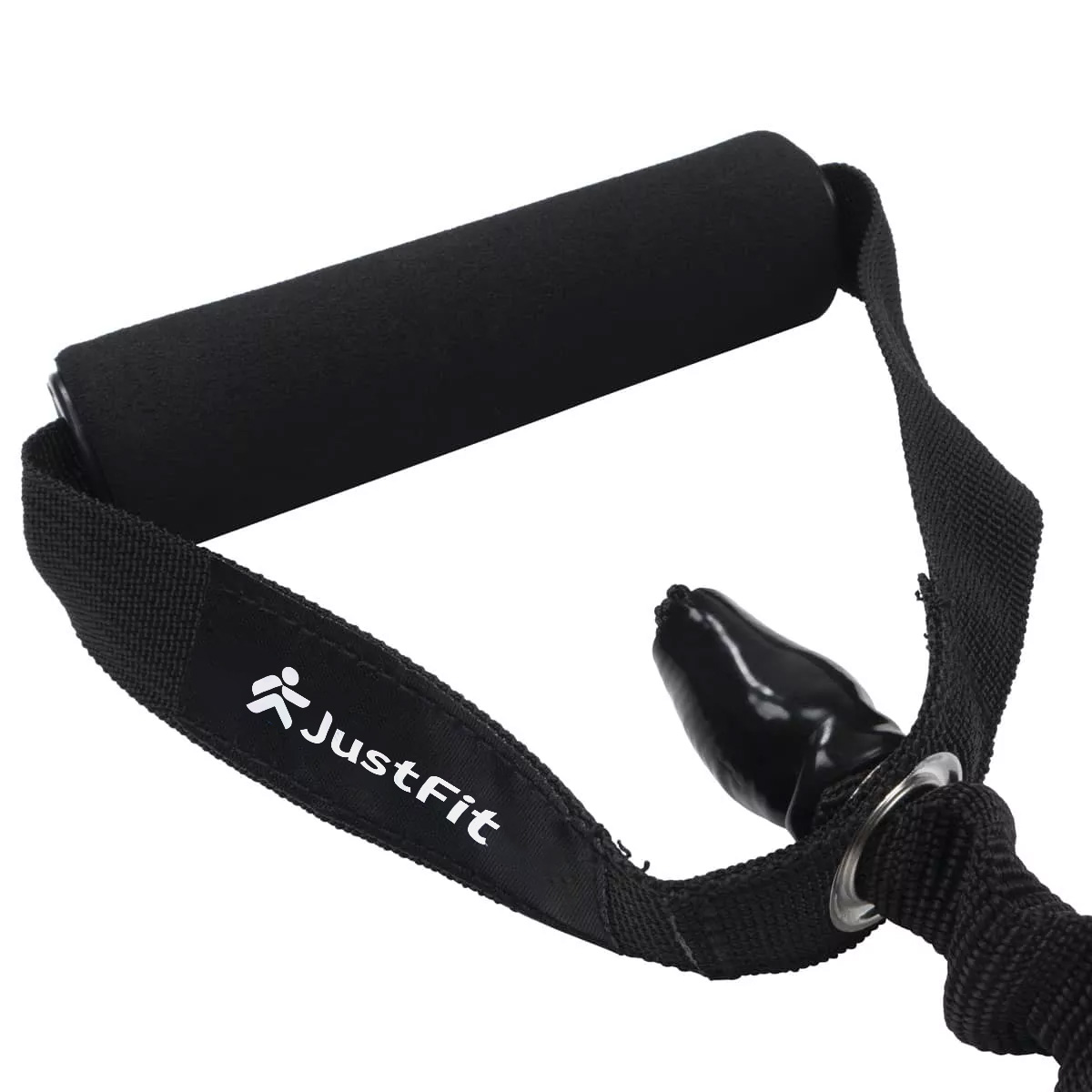 Medium level elastic resistance tube 155cm with nylon coating 2 Medium level elastic resistance tube 155cm with nylon coating 2