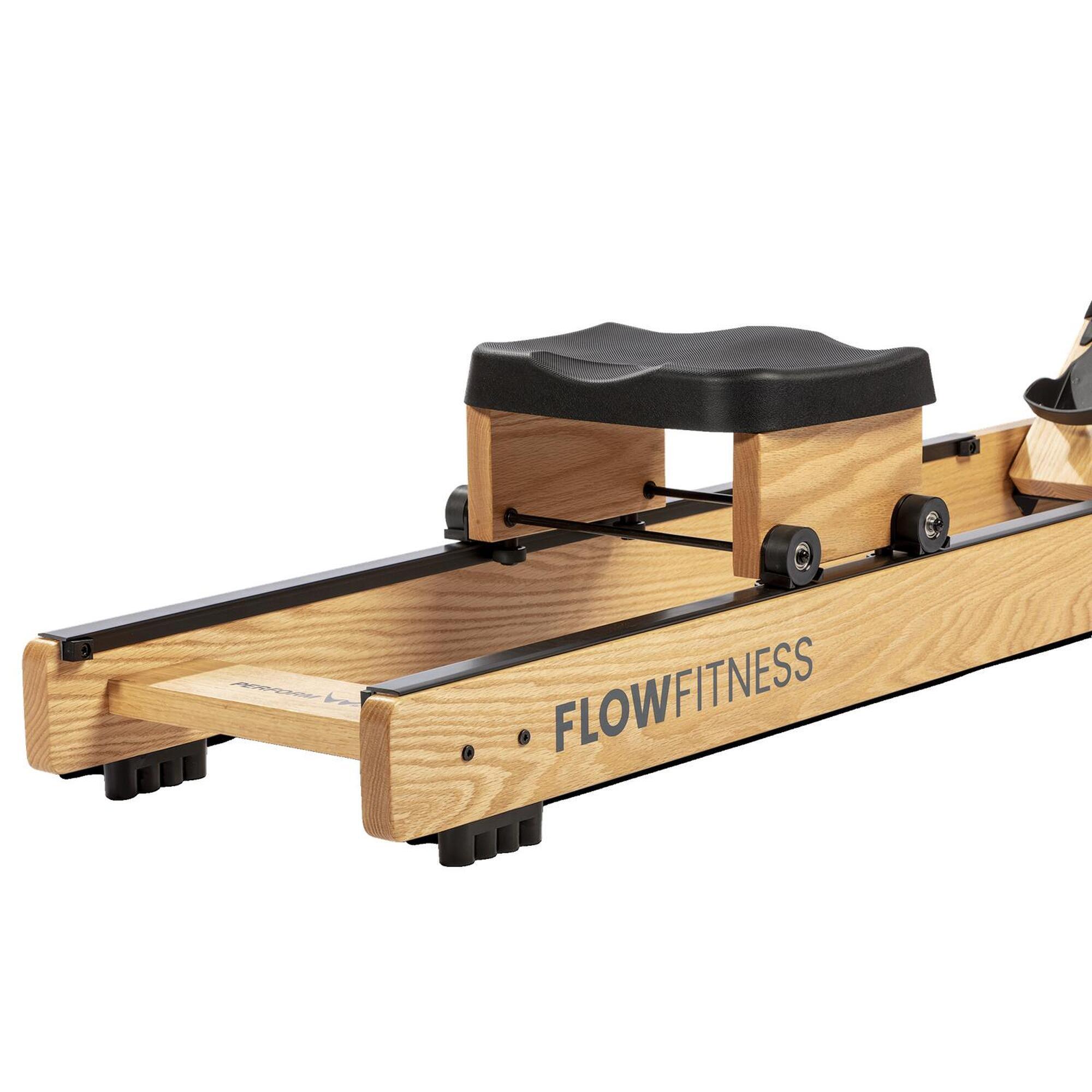 Vogatore ad acqua in legno di quercia Perform w9i Flow Fitness 70654 Vogatore ad acqua in legno di quercia Perform w9i Flow Fitness 70654