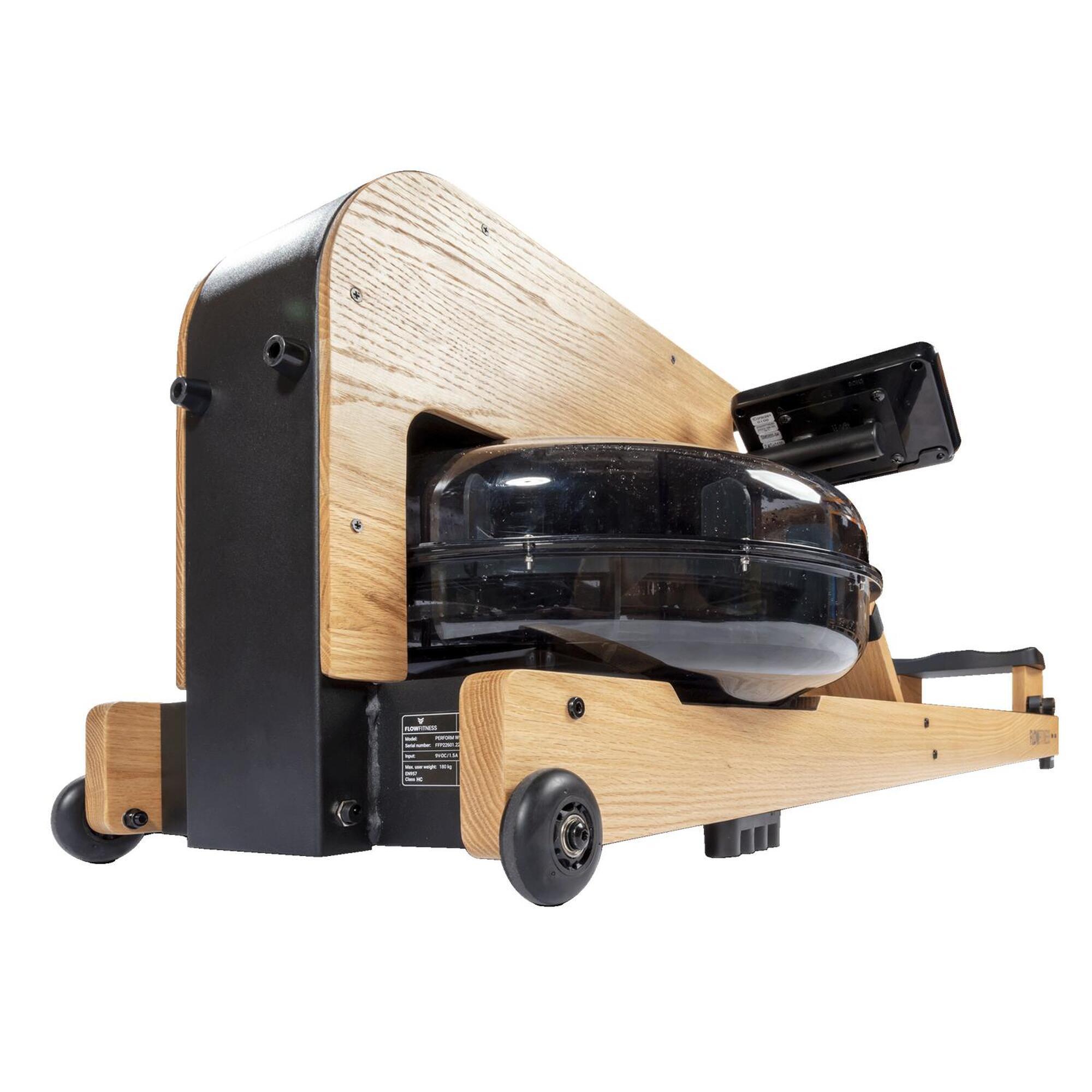 Vogatore ad acqua in legno di quercia Perform w9i Flow Fitness 90646 Vogatore ad acqua in legno di quercia Perform w9i Flow Fitness 90646