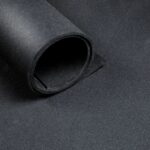 Gummiboden in Rollen Sportsflooring Rolls Pure Black 10x1.5m Stockz 22704