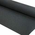 Gummiboden in Rollen Sportsflooring Rolls Pure Black 10x1.5m Stockz 27025