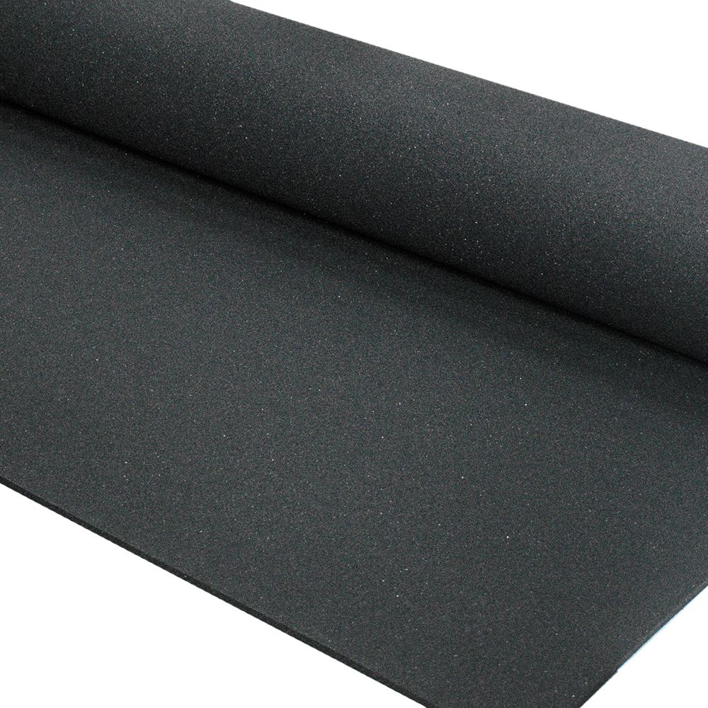 Rollgummiboden Sportsflooring Rolls Pure Black 10x1.5m Stockz 62717