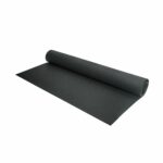 Gummiboden in Rollen Sportsflooring Rolls Pure Black 10x1.5m Stockz 95095