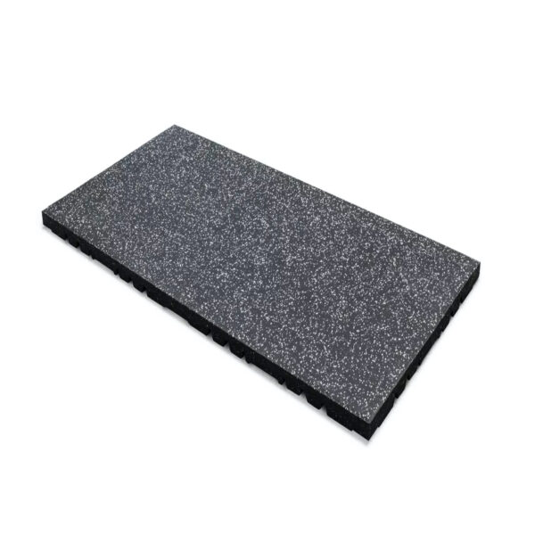 Rubber flooring Connect Tiles Fifteen 50x100cm Stockz 49784