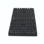Rubber flooring Connect Tiles Pure Black 50x100cm Stockz 15989