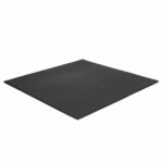 Rubber flooring Standard Tiles Black 100x100cm Stockz 87564