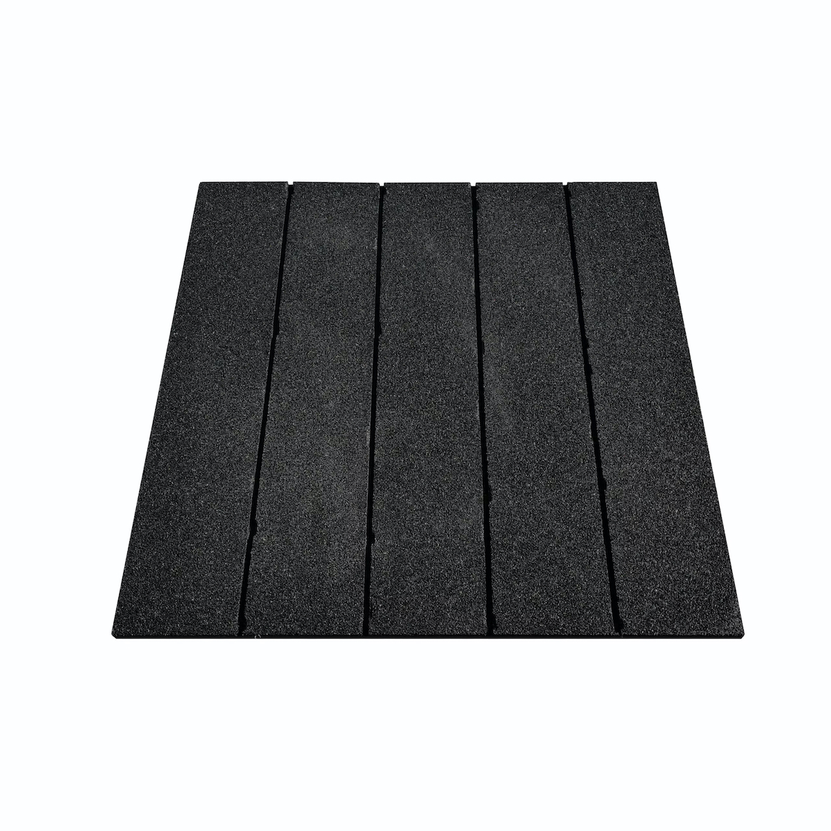 Sol exterieur en caoutchouc Piastrelle per esterni Nero 100x100cm Stockz 80466