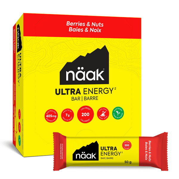 Naak Ultra Energy Bars 50g embalagem de 12 62064
