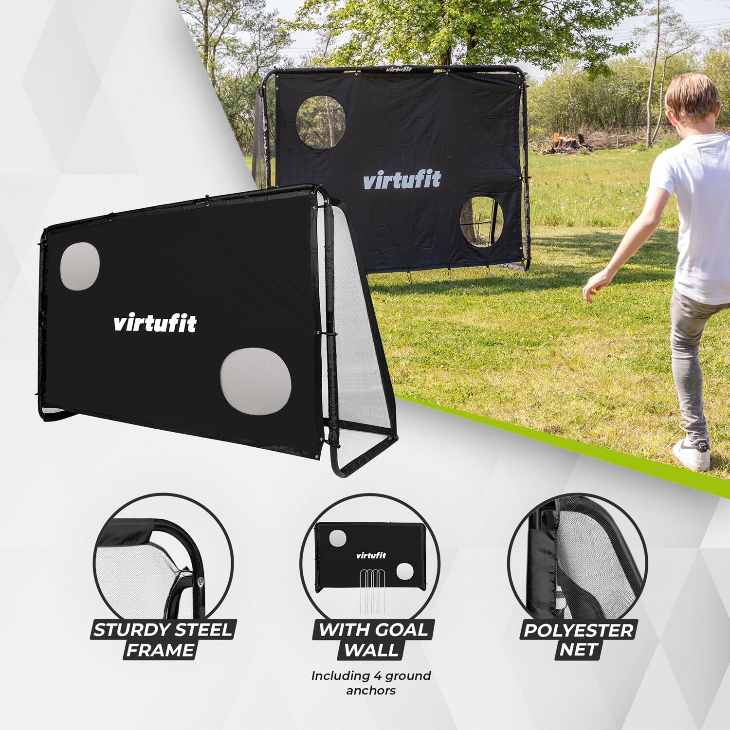 Porta da calcio VirtuFit con bersagli 79812