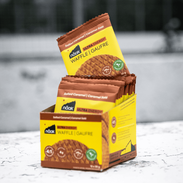 Waffles energéticos 30g Naak embalagem de 12 66601